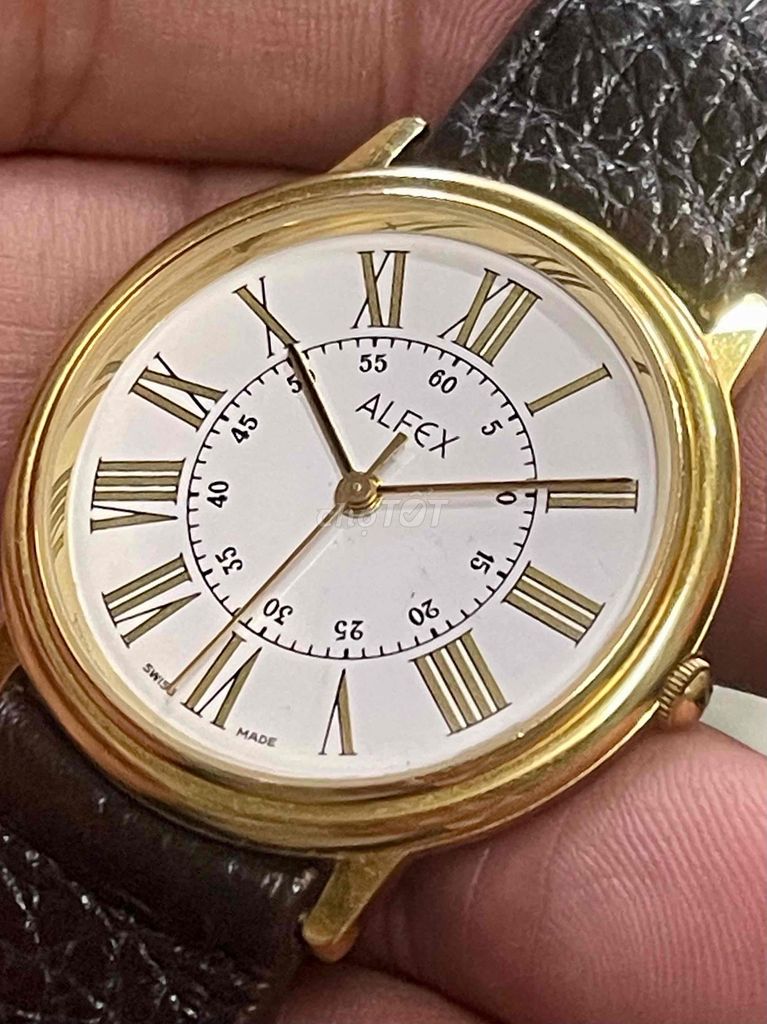 ALFEX swiss made QUARTZ sz35mm. Mua bán Đồng hồ tại Quận 10 Tp Hồ Chí Minh được đăng bởi GIAO LƯU SƯU TẦM hình 1