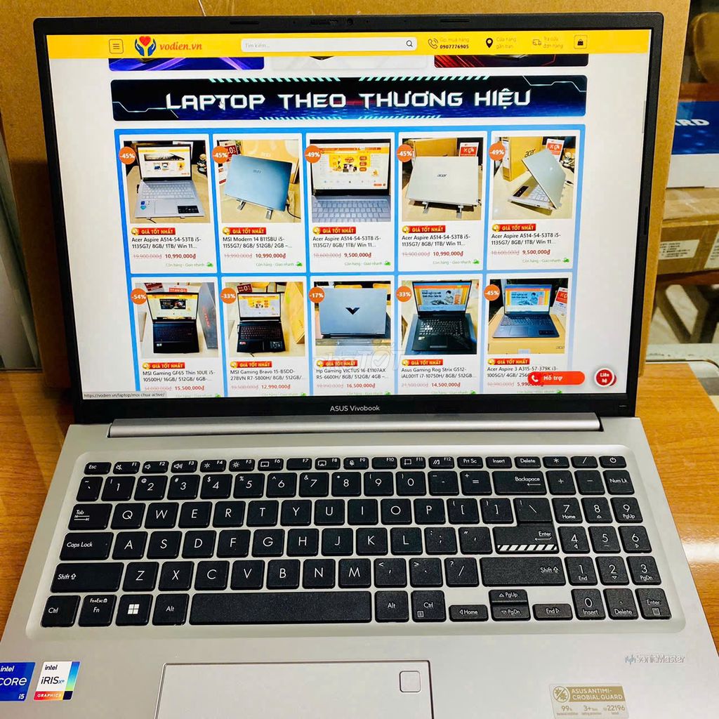 Asus Vivobook 16 X1605VA i5-1335U-16G-512G-FullBox. Mua bán Laptop tại Quận Ninh Kiều Cần Thơ được đăng bởi Võ Diện hình 3