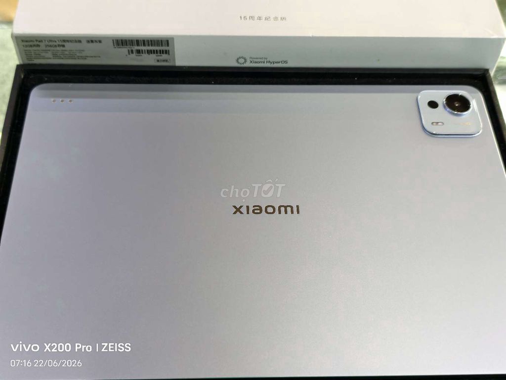 Xiaomi Pad 7 Ultra 12GB/256GB Bạc. Mua bán Máy tính bảng tại Thành phố Vĩnh Long Vĩnh Long được đăng bởi Nguyễn Anh Tuấn  hình 1