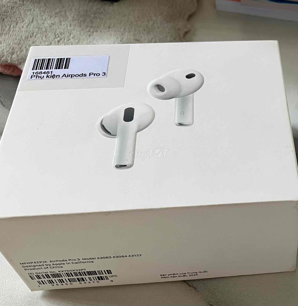 AirPods Pro 3 VN 99% cbh 24/11/26. Mua bán Tivi, Âm thanh tại Quận 4 Tp Hồ Chí Minh được đăng bởi Quang Trần hình 1