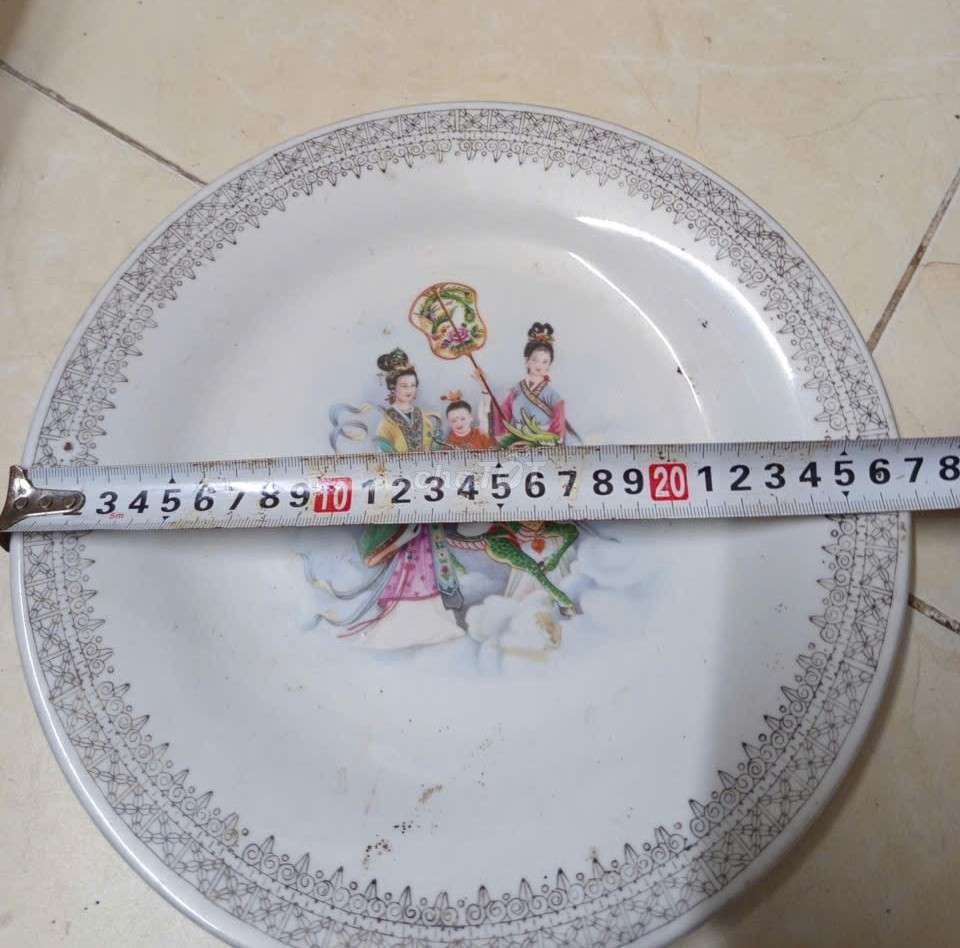 Đĩa trang trí Gốm sứ Cô Tiên 27 cm. Mua bán Cây cảnh, đồ trang trí tại Quận Hai Bà Trưng Hà Nội được đăng bởi Phạm Hùng Cường hình 1
