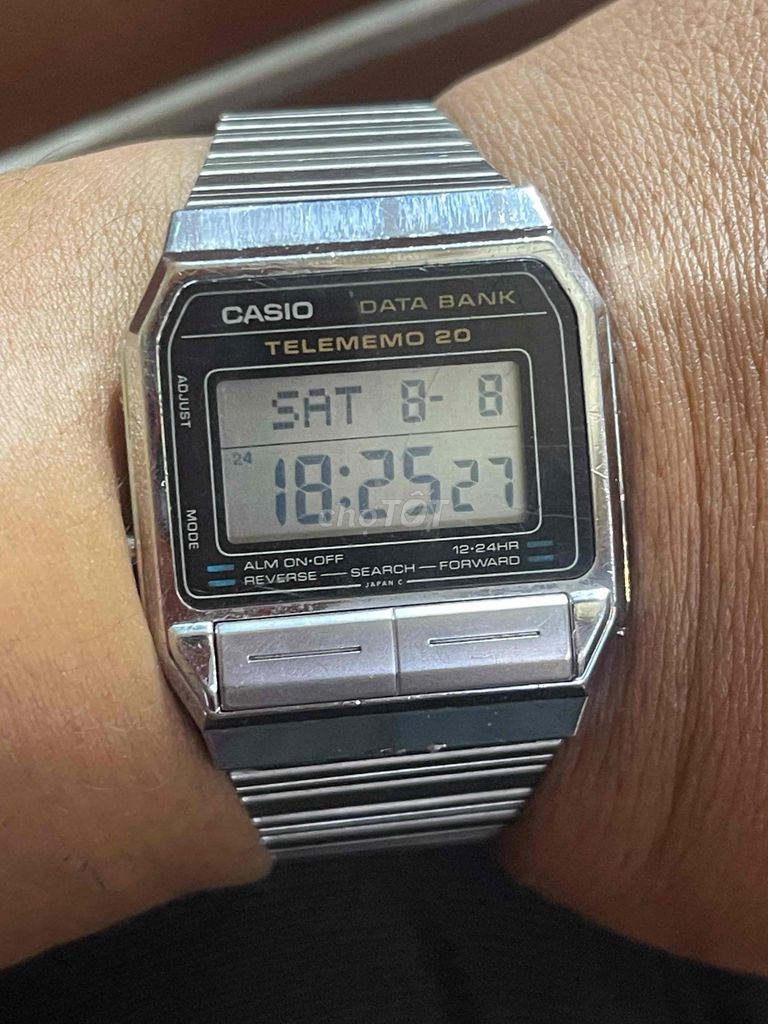 Đồng hồ Casio Telememo 20 Thép Bạc 1985. Mua bán Đồng hồ tại Huyện An Dương Hải Phòng được đăng bởi toàn hình 1