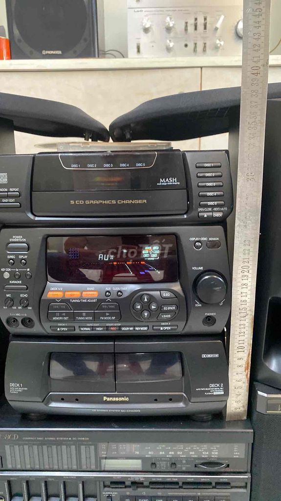 Dàn âm thanh Panasonic Đen Karaoke CD 3 đường tiến. Mua bán Tivi, Âm thanh tại Quận Bình Tân Tp Hồ Chí Minh được đăng bởi Huỳnh chí Vỹ hình 1