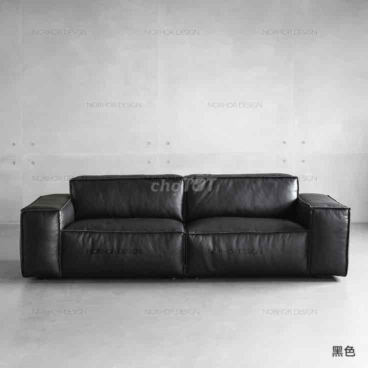 Bán sofa da bò mới 100%