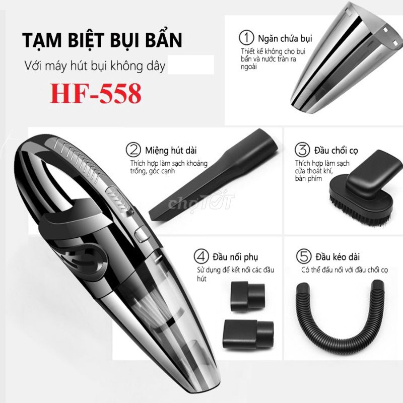 Máy Hút Bụi Cầm Tay Không Dây FH-558(vt)