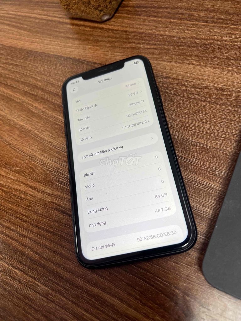 Apple iPhone 11 64GB Đen Đã qua sử dụng. Mua bán Điện thoại tại Thành phố Tân An Long An được đăng bởi lê văn thái hình 1