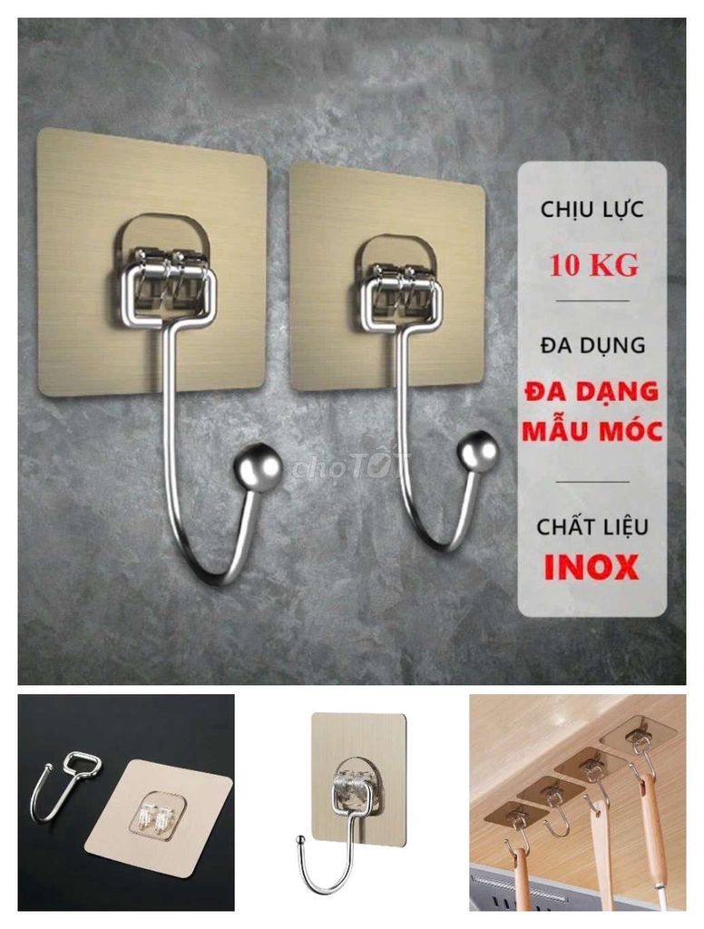 Móc dán tường siêu chắc chắn 150k50c 99k30cái