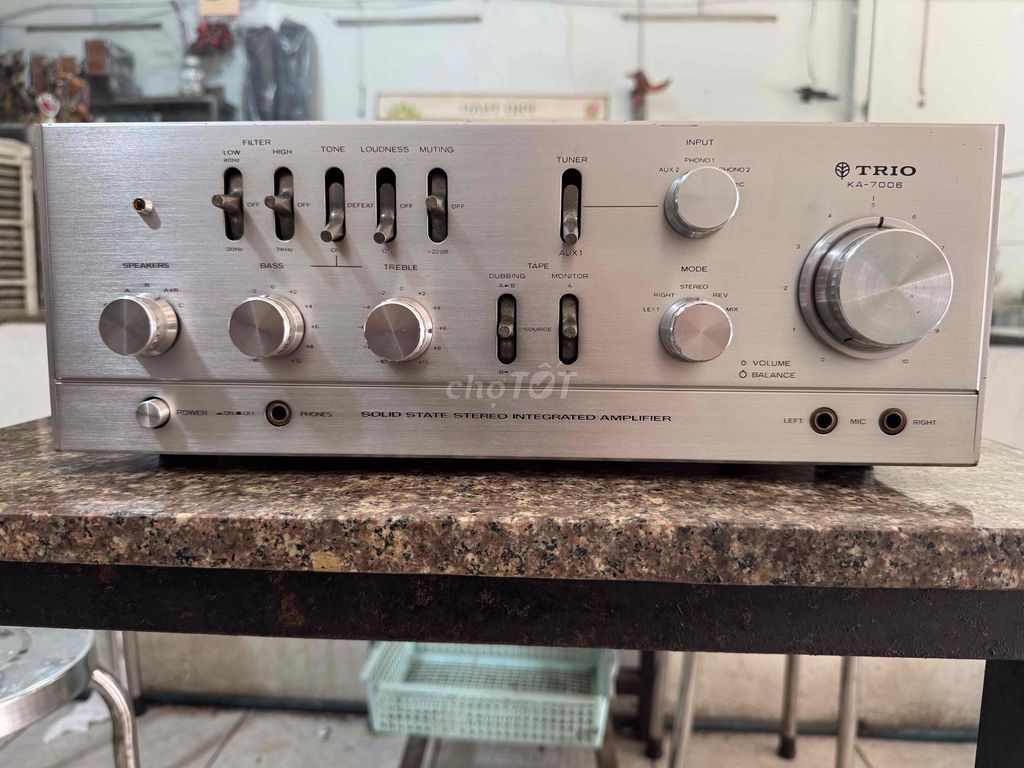 Amply TRIO KA-7006 120W/kênh máy chạy 4 sò Sắt NEC. Mua bán Tivi, Âm thanh tại Quận 12 Tp Hồ Chí Minh được đăng bởi Xuân Thảo hình 1