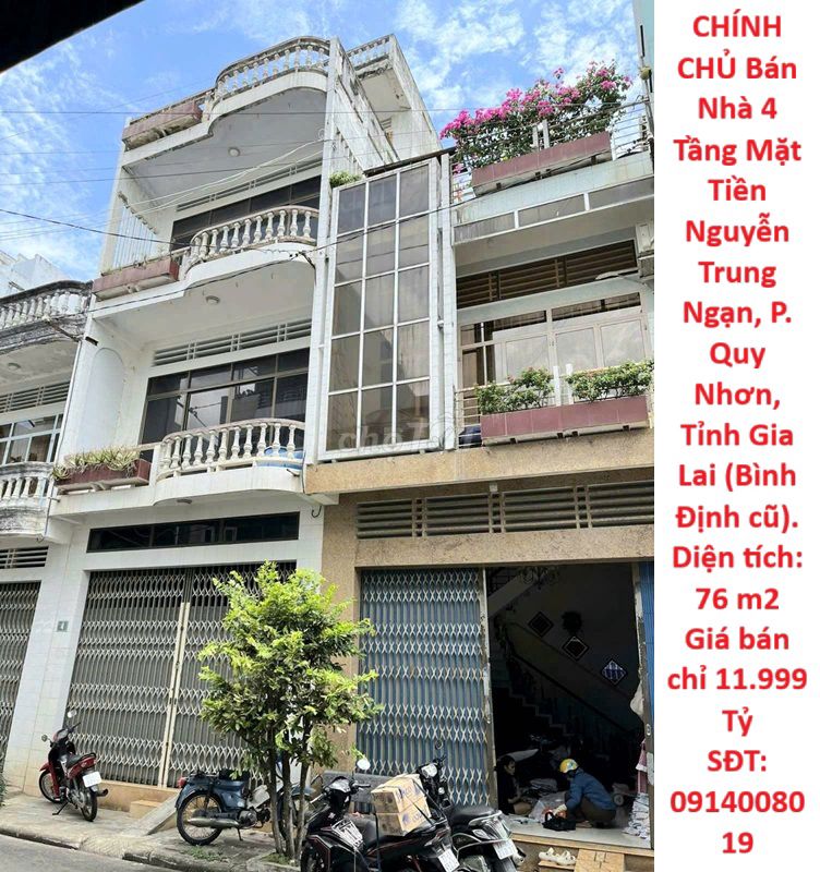 Nhà 4 tầng nguyễn trung ngạn, p. quy nhơn, tỉnh gia lai (bình định cũ) Nhà 4 tầng nguyễn trung ngạn, p. quy nhơn, tỉnh gia lai (bình định cũ)