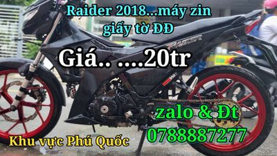 Raider 2018 zin giá 20tr