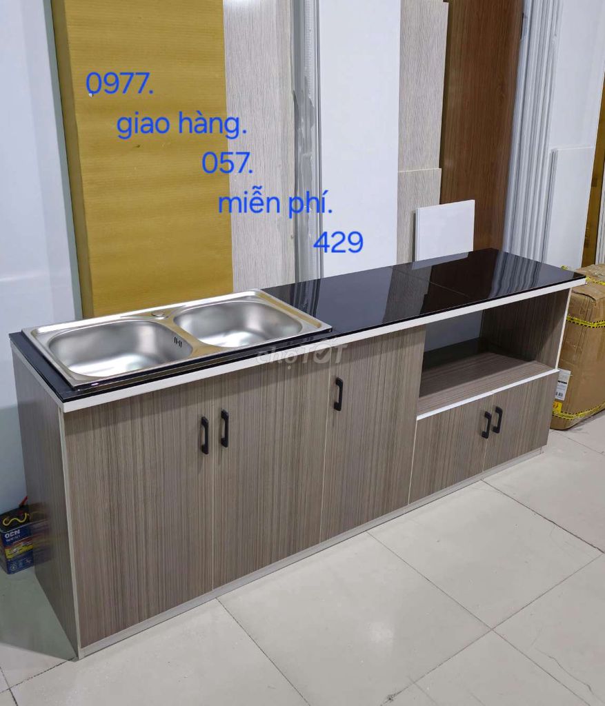 Tủ bếp Nhựa vân gỗ 2m03cm. Mua bán Tủ, kệ gia đình tại Thành phố Thủ Đức Tp Hồ Chí Minh được đăng bởi lê xuân hình 1