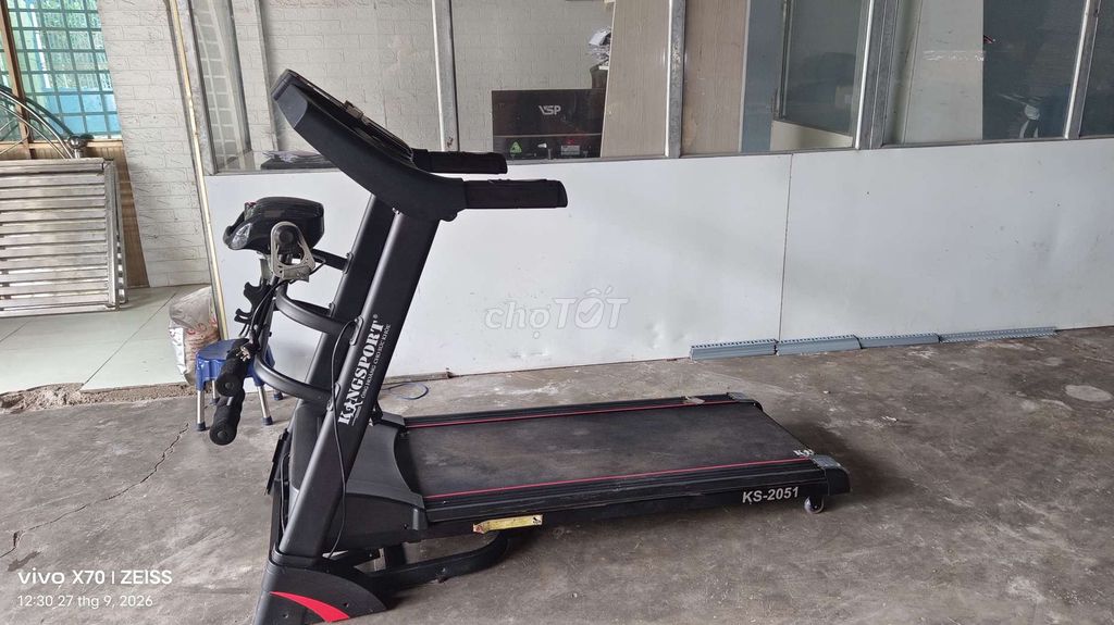 Máy chạy bộ Kingsport KS-2051 Đen Đa năng
