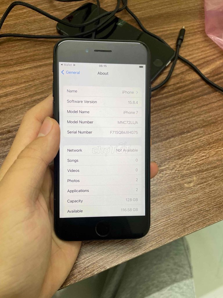 Apple iPhone 7 128GB Đen Lock. Mua bán Điện thoại tại Quận Nam Từ Liêm Hà Nội được đăng bởi Bùi Thanh Phong hình 1