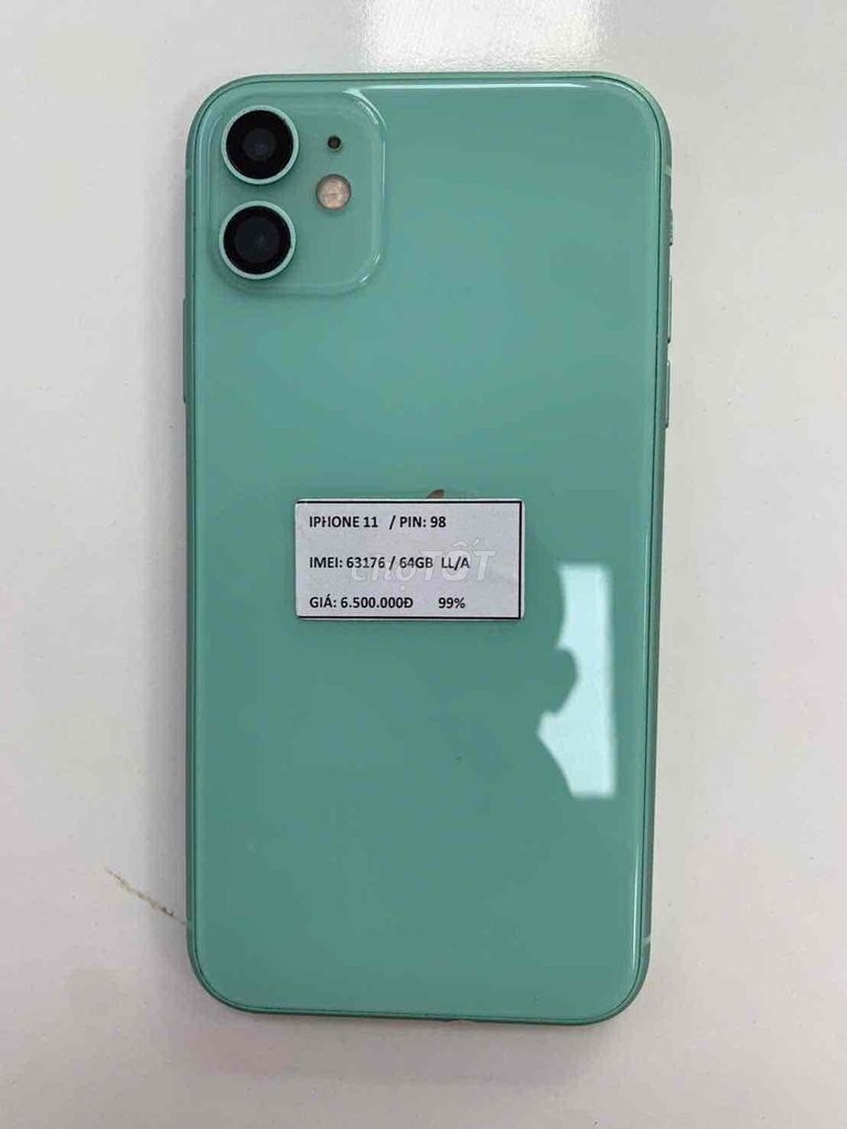 IPHONE 11 màu XANH. Mua bán Điện thoại tại Thành phố Thuận An Bình Dương được đăng bởi Fan Táo hình 1