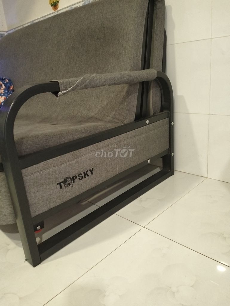 Ghế sofa giường TOPSKY Vải Xám. Mua bán Giường, chăn ga gối nệm tại Quận 12 Tp Hồ Chí Minh được đăng bởi Ms Hue hình 1