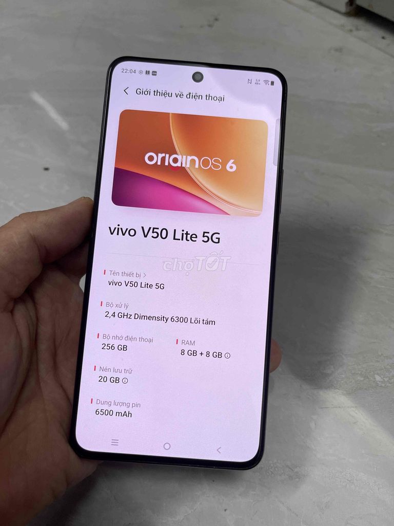 Vivo V50 Lite 5G 8GB/256GB BH 7/2026 TGDD. Mua bán Điện thoại tại Quận 8 Tp Hồ Chí Minh được đăng bởi điện thoại giá rẻ  hình 1