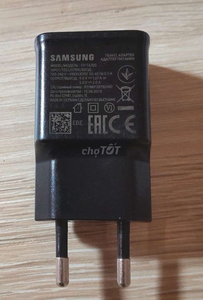 Củ sạc Samsung 15W