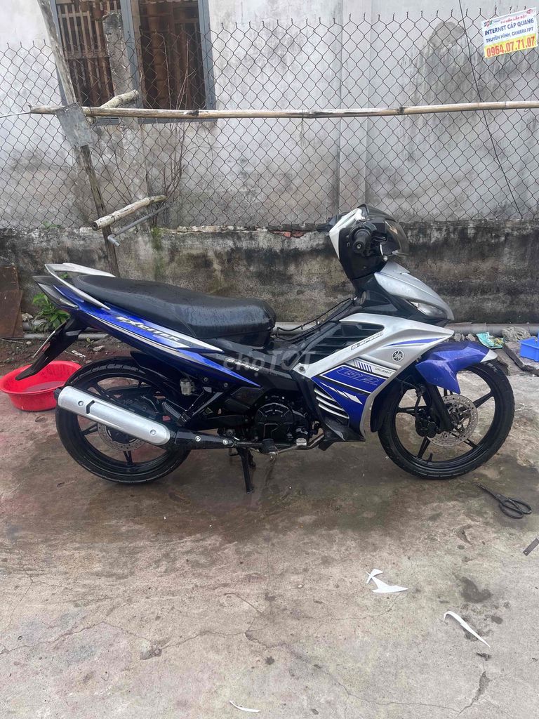 Yamaha Exciter 135 Bạc Xanh máy như xe điện. Mua bán Xe máy tại Quận Cái Răng Cần Thơ được đăng bởi Cầm Đồ Minh Tấn hình 2