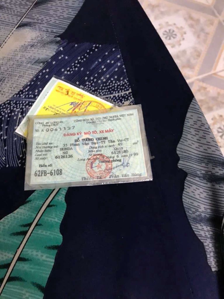 Cần bán xe cup cảnh én Honda 50 như hình. Mua bán Xe máy tại Quận 6 Tp Hồ Chí Minh được đăng bởi Kim Thoa hình 2