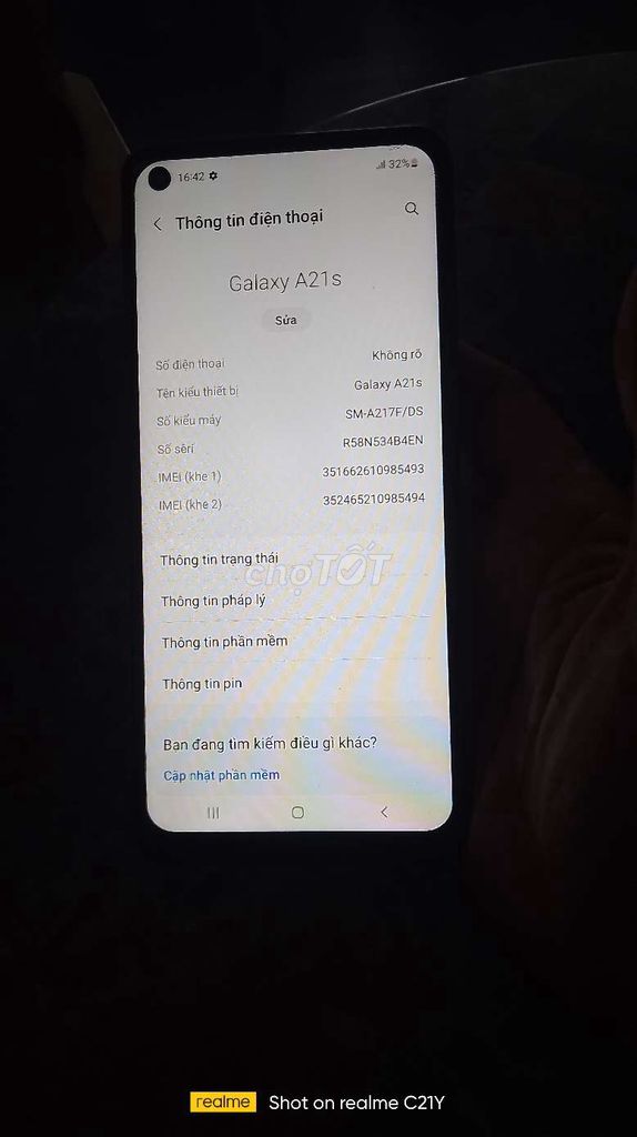 Bán hay giao lưu Samsung  A21 máy 2sim