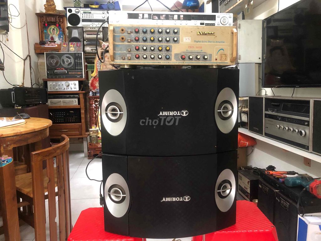 Dàn karaoke Kalinew Torimy 25cm Đen, Vàng kem. Mua bán Tivi, Âm thanh tại Quận Bình Tân Tp Hồ Chí Minh được đăng bởi Hathanhtung  hình 1