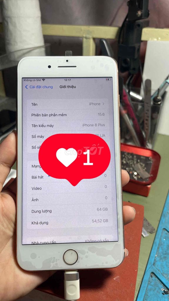 iPhone 8 Plus 64GB Vàng hồng Đã sử dụng. Mua bán Điện thoại tại Thành phố Huế Thừa Thiên Huế được đăng bởi Tiênn Tiênn hình 1