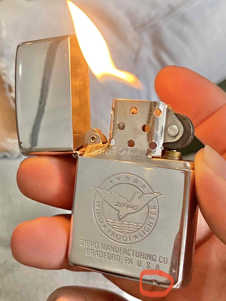 ZIPPO CHÍNH HÃNG XI 1995 NỘI ĐỊA MỸ