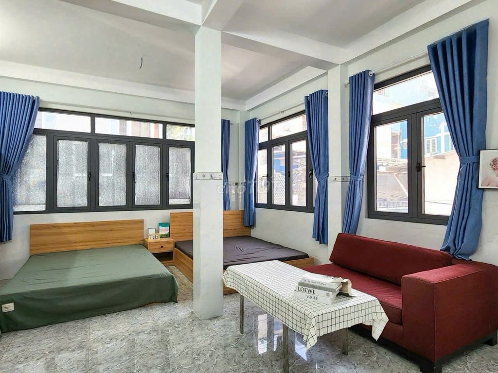 "BẮT 1 ĐƯỢC 2" Studio 30m2/2 Giường/1WC/Balcon, Nguyễn Tiểu La/Q10