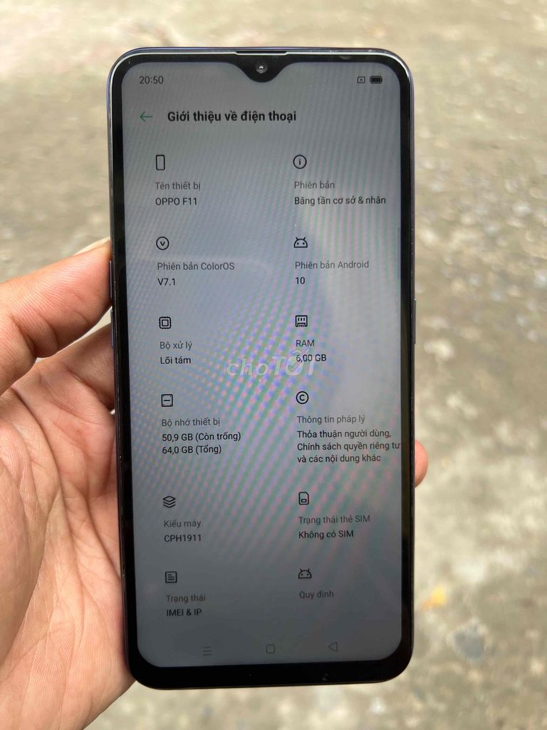 Oppo F11 6GB/64GB. Mua bán Điện thoại tại Quận Bình Tân Tp Hồ Chí Minh được đăng bởi Phúc Nguyên hình 1