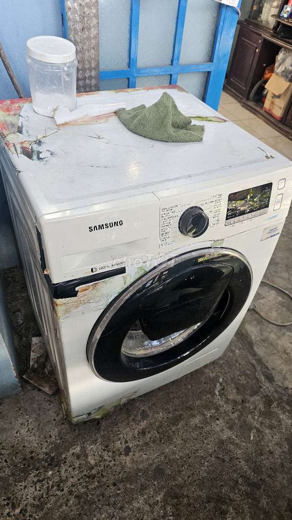 Máy giặt Samsung 10kg lồng ngang Trắng. Mua bán Máy giặt tại Thành phố Thủ Dầu Một Bình Dương được đăng bởi nguyễn thanh tú hình 1