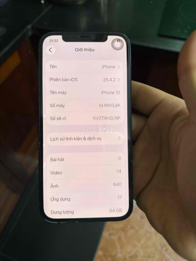 iPhone 12 quốc tế xanh đen full chức ngăng. Mua bán Điện thoại tại Huyện Hoài Đức Hà Nội được đăng bởi Nguyentuan hình 1
