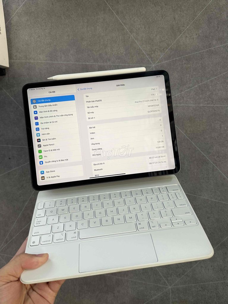 IPad Pro M1 128GB Việt Nam Pin 90%