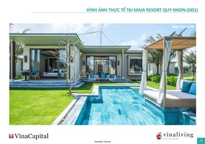 Bán biệt thự 2PN Courtyard Pool dự án The Ocean Villas Quy Nhơn