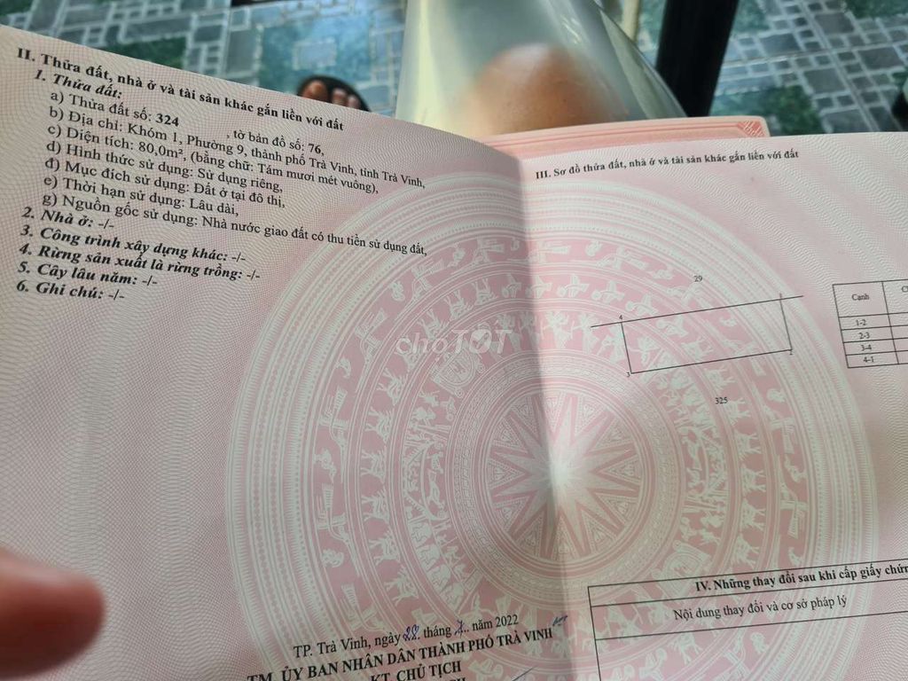 Đất mặt tiền đường Đồng Khởi