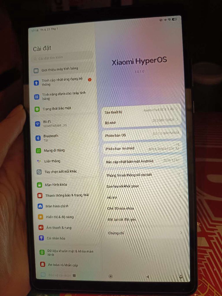 Xiaomi Redmi Pad SE 8.7 4GB/128GB. Mua bán Máy tính bảng tại Quận Bình Thạnh Tp Hồ Chí Minh được đăng bởi hoàng trần hình 1