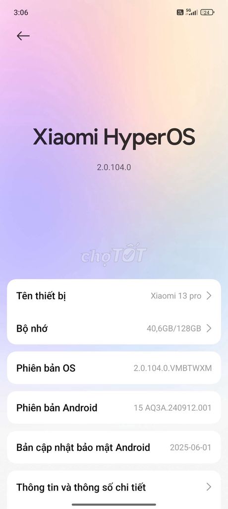 Mi 13pro 8-128. Mua bán Điện thoại tại Huyện Việt Yên Bắc Giang được đăng bởi Trần Nam hình 1