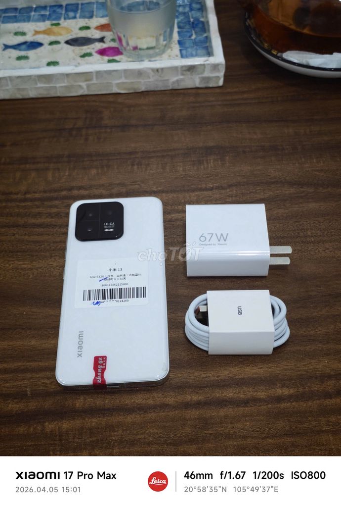 Xiaomi Mi 13 5G 12/512 Trắng sạc 67w có ship COD. Mua bán Điện thoại tại Quận Hoàng Mai Hà Nội được đăng bởi Trần Ngọc Hiếu hình 1