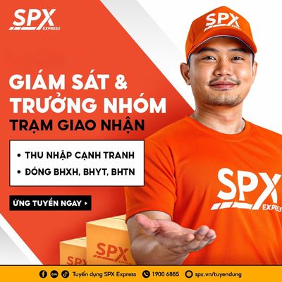 TUYỂN DỤNG TRƯỞNG NHÓM TRẠM GIAO NHẬN