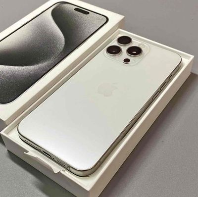 iPhone 15 Pro Max 512G Trắng FULLBOX BH APPLE 2025