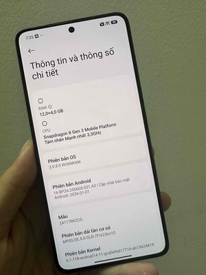 Xiaomi K80 quốc tế Snapdragon 8 Gen 3 zin đẹp