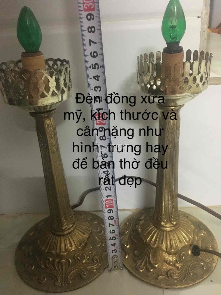 đèn đồng mỹ