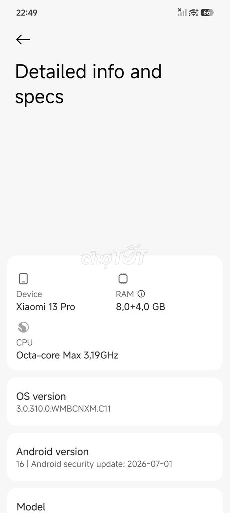 Xiaomi 13 Pro 8GB/128GB Like New. Mua bán Điện thoại tại Huyện Hoài Đức Hà Nội được đăng bởi Bé Hột Lu hình 1