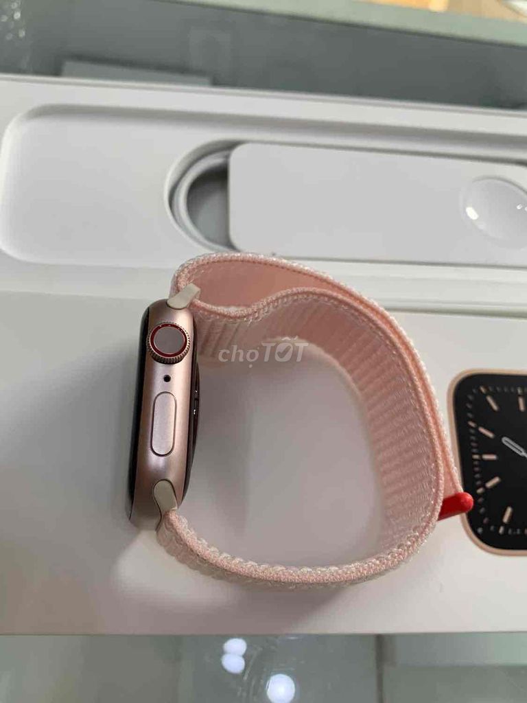 bán apple watch sr9/41 Hồng Lte esim mới 100%