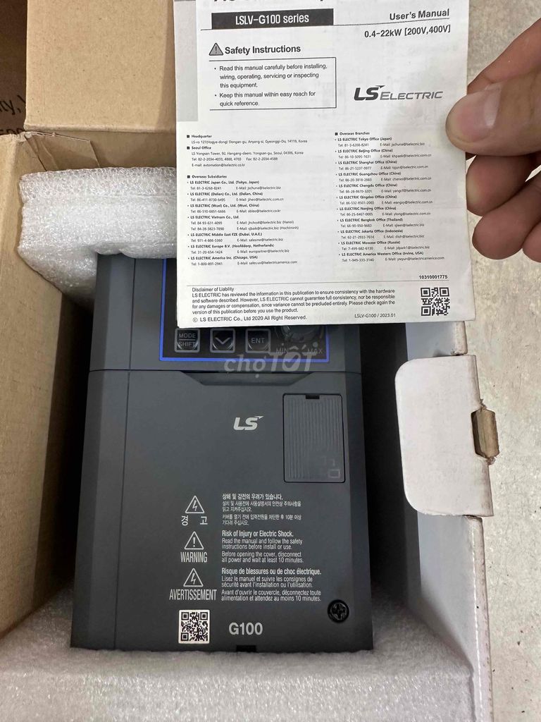 Biến tần LS 1.5KW LSLV0015G100-4EONN. Mua bán Đồ chuyên dụng, Giống nuôi trồng tại Quận Gò Vấp Tp Hồ Chí Minh được đăng bởi Nguyễn Thắng Lợi hình 1
