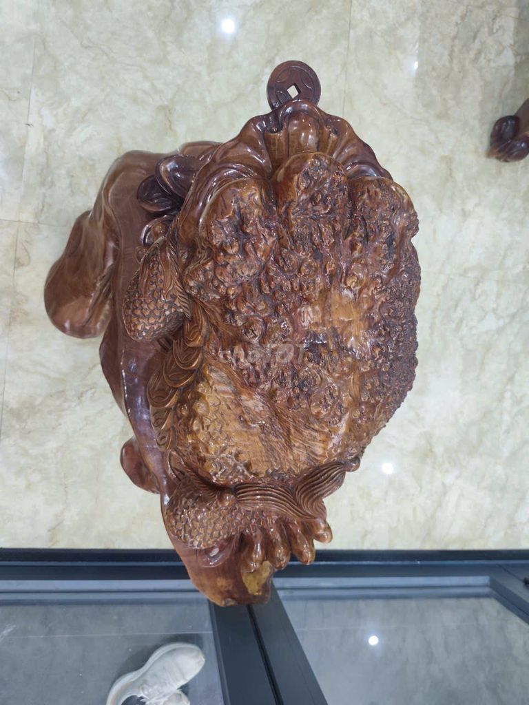 Tượng Thiềm thừ Gỗ tự nhiên Nâu. Mua bán Đồ sưu tầm, đồ cổ tại Quận Cẩm Lệ Đà Nẵng được đăng bởi nguyen van dinh hình 1
