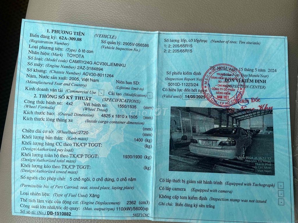 NHÀ BÁN CAMRY 2.4 SỐ SÀN ĐỜI 2005 CÒN CỰC ĐẸP. Mua bán Ô tô tại Huyện Hóc Môn Tp Hồ Chí Minh được đăng bởi Lương mạnh tuấn hình 12