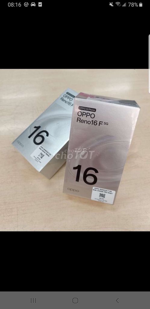 OPPO Reno16 F 5G 256GB Tím nhạt. Mua bán Điện thoại tại Quận Liên Chiểu Đà Nẵng được đăng bởi lê ngọc hình 1