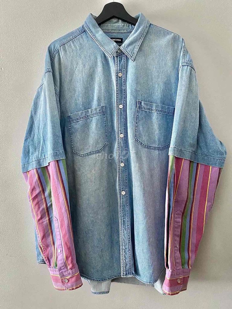 Áo sơ mi Balenciaga Denim Nam XL. Mua bán Quần áo tại Thị xã Quảng Yên Quảng Ninh được đăng bởi Nguyễn Sơn hình 1