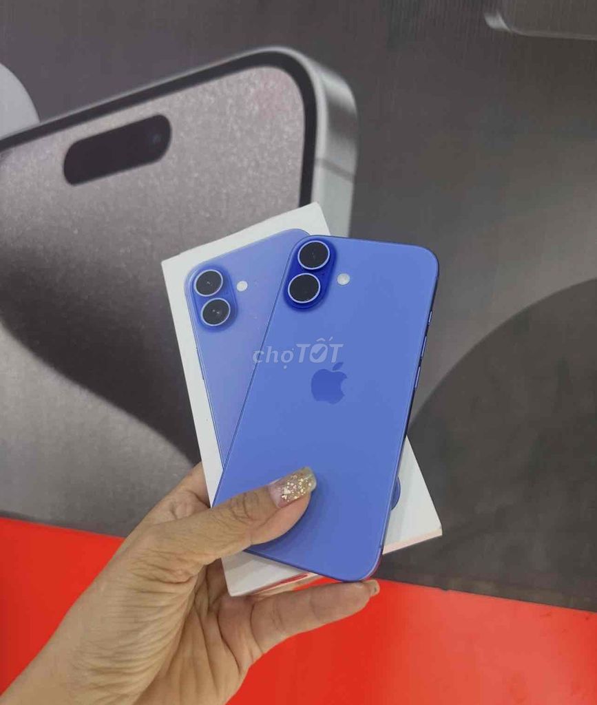 iPhone 16 Plus Xanh 512GB 100% qtế mỹ. Mua bán Điện thoại tại Quận 3 Tp Hồ Chí Minh được đăng bởi Nam Á Mobile hình 1