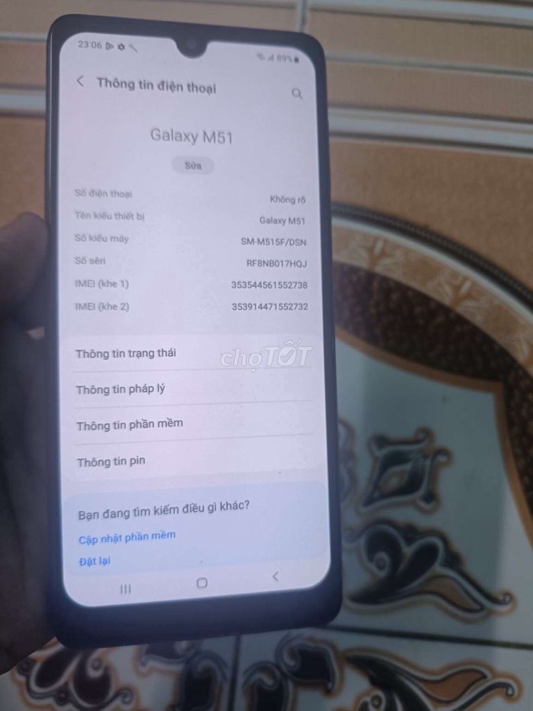 Samsung M51 giao lưu + thu mua. Mua bán Điện thoại tại Huyện Thanh Trì Hà Nội được đăng bởi Vua điện thoại hình 1